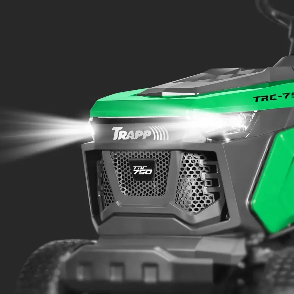 Trator cortador grama 19,5HP horímetro 4 t 108CM hidrostático TRC 750 Trapp — fotografia 10