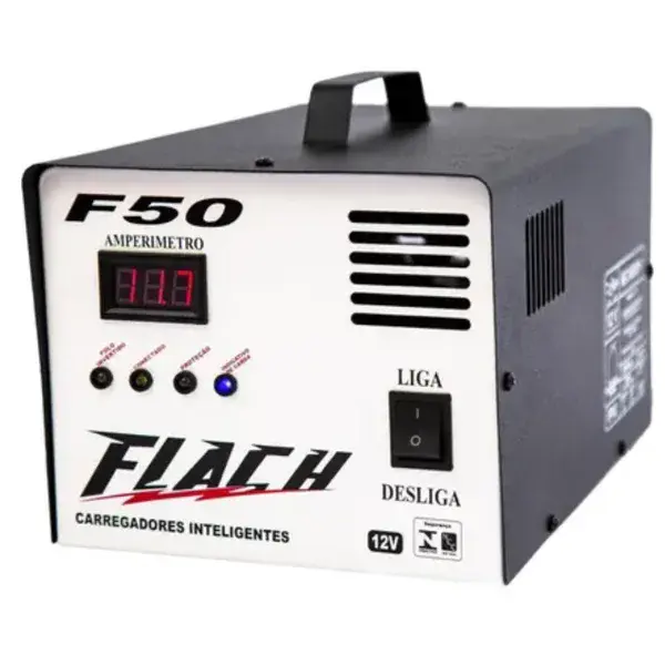 Carregador de baterias F50 - 50 ah - 12V Flach — fotografia de referência