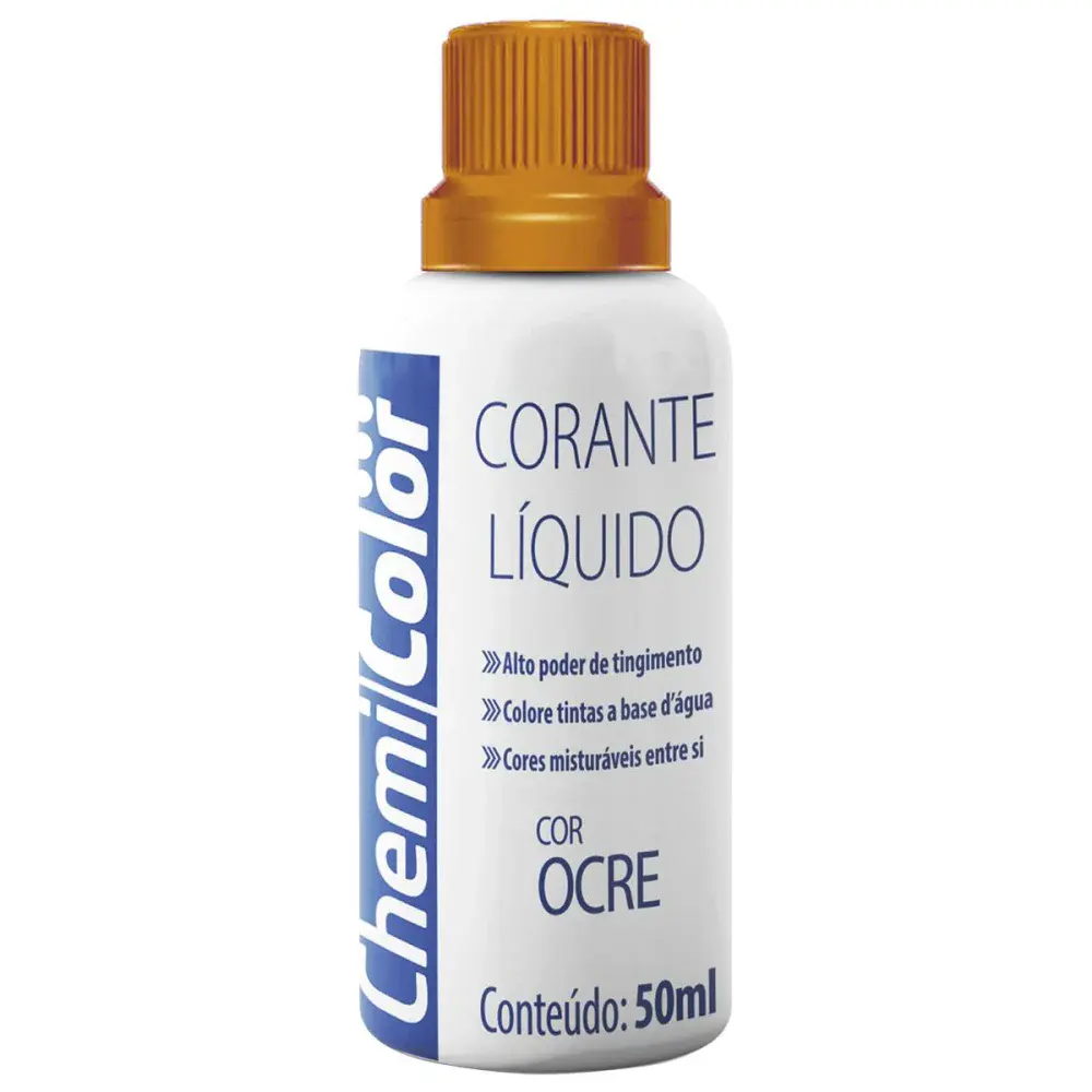 Corante liquido ocre Chemicolor — fotografia de referência