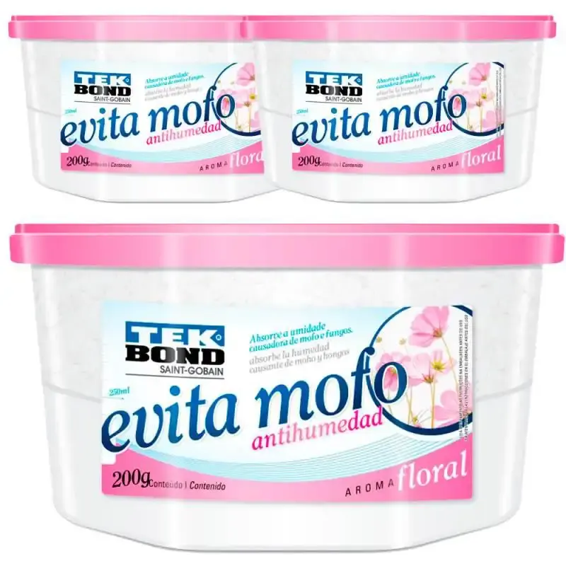 Evita mofo floral 200 GR kit com 3 unidades Tekbond — fotografia de referência