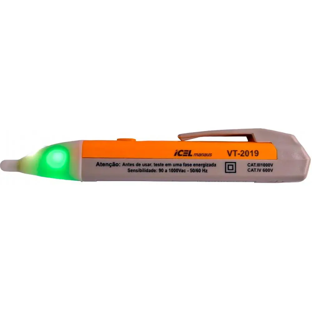 Caneta teste de voltagem VT-2019 cat iv 600V Solden — fotografia de referência