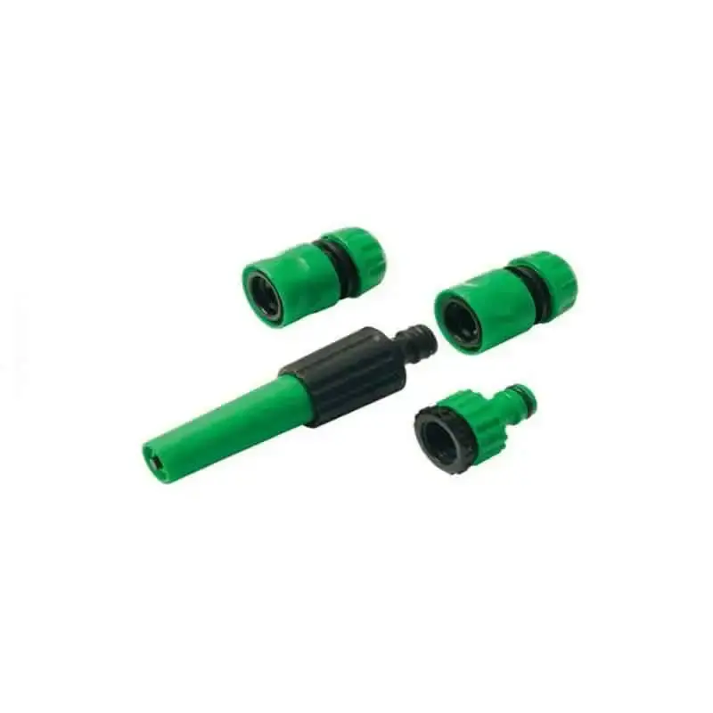 Conjunto para Mangueira 4 Peças DY8025 c/ Esquicho e Conectores TRAPP