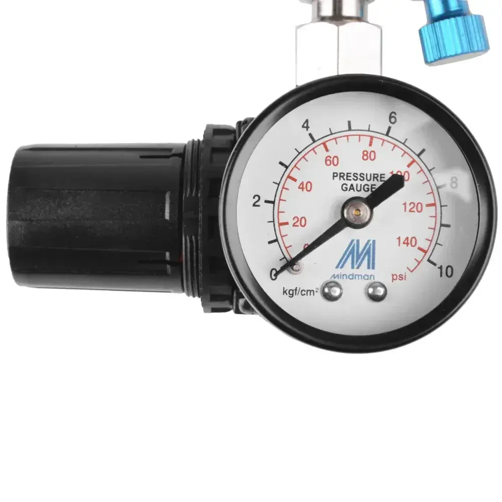 Pistola de pintura pneumática hvlp 1,4MM AS007G 14 Puma — fotografia 4