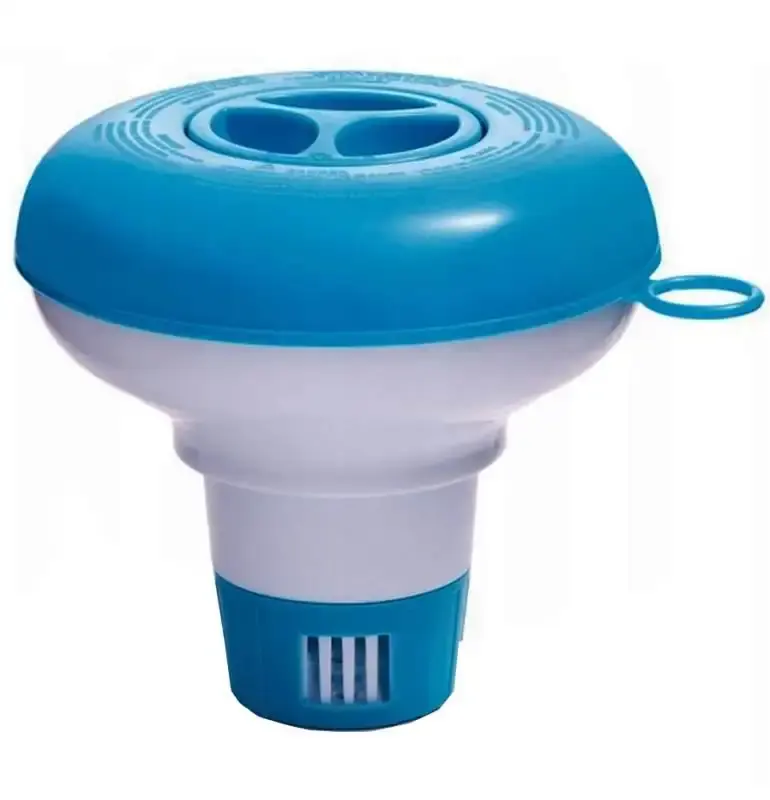 Flutuador dosador para pastilha de tricloro 12.7 CM kit com 3 peças Intex — fotografia 2