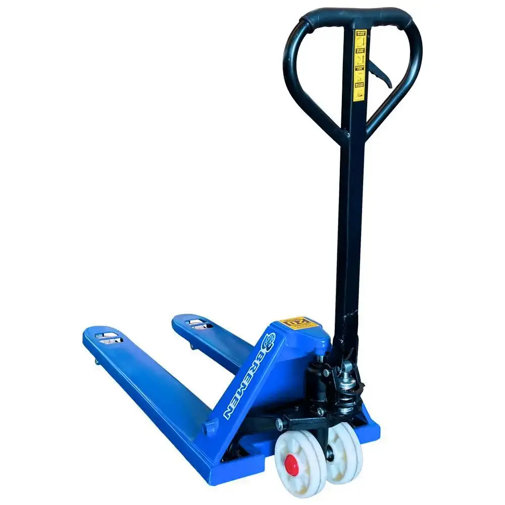 Carro hidráulico para pallet 5 TON com roda dupla Bremen — fotografia 4