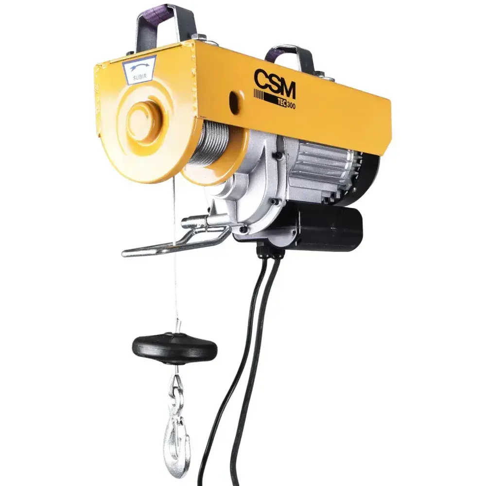 Guincho elétrico de cabo de aço TEC300/600KG 1,35CV 220V CSM — fotografia 7