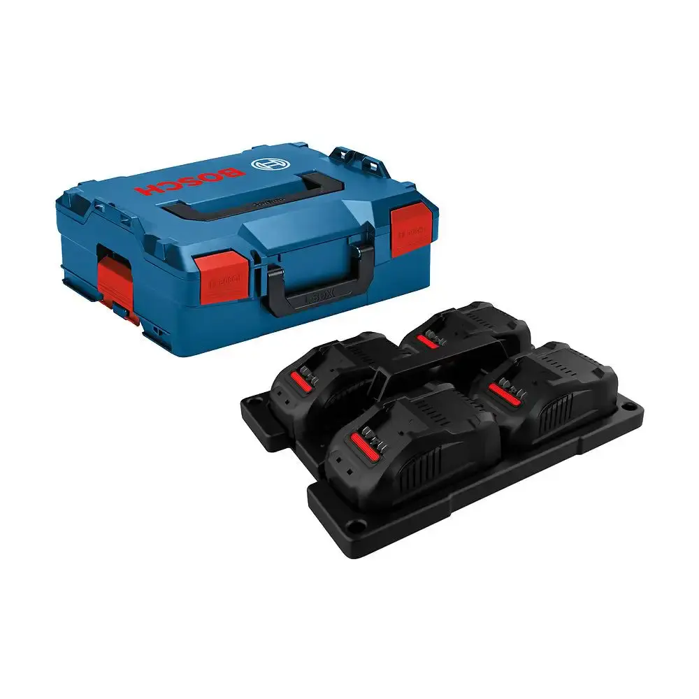 Carregador de bateria 18V multicarregador simultâneo GAL 18V-80 Bosch 110 V — fotografia de referência