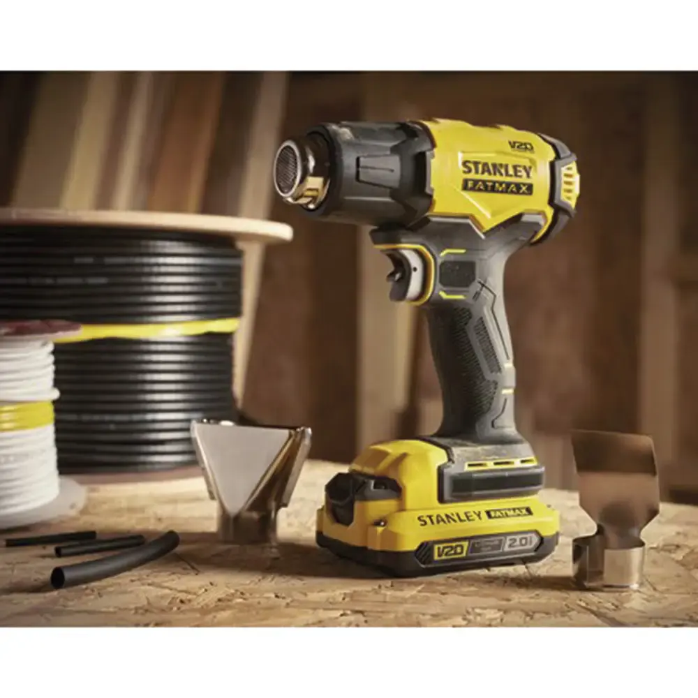 Soprador térmico bateria 20V max sem carregador e sem bateria SCX530-B2 Stanley — fotografia 4