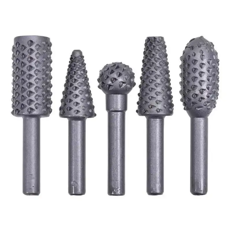 Kit de limas rotativas para madeira com 5 peças haste 6 MM 704999 MTX