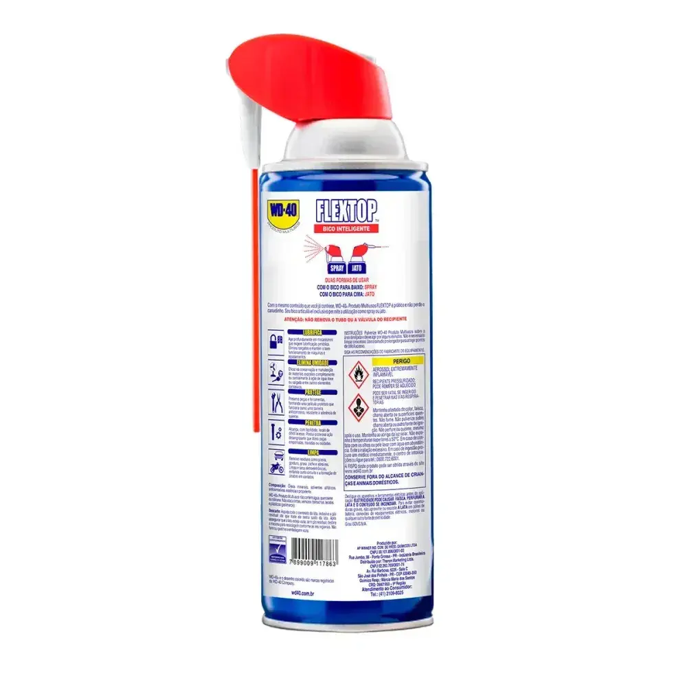 Lubrificante flextop com bico articulável 500ML Wd-40 — fotografia 10