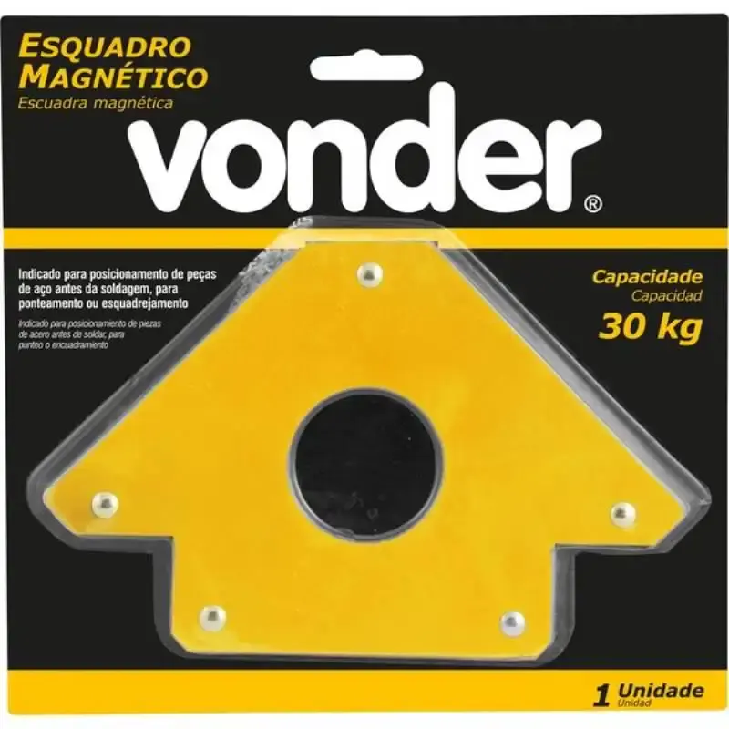 Esquadro magnético para soldador 30 KG Vonder — fotografia 3