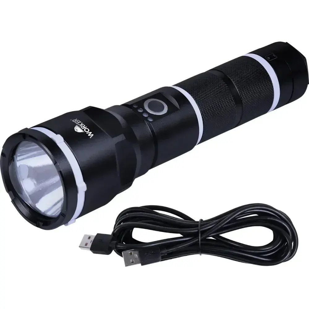 Lanterna de led cree recarregável 460LM 10W biv Worker — fotografia 7