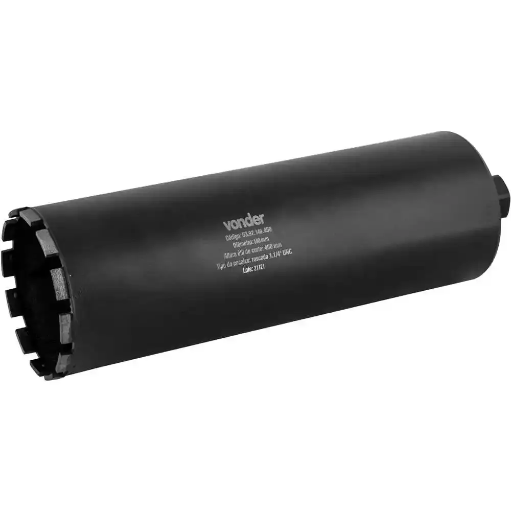Coroa Diamantada 140mm x 450mm VONDER — fotografia de referência