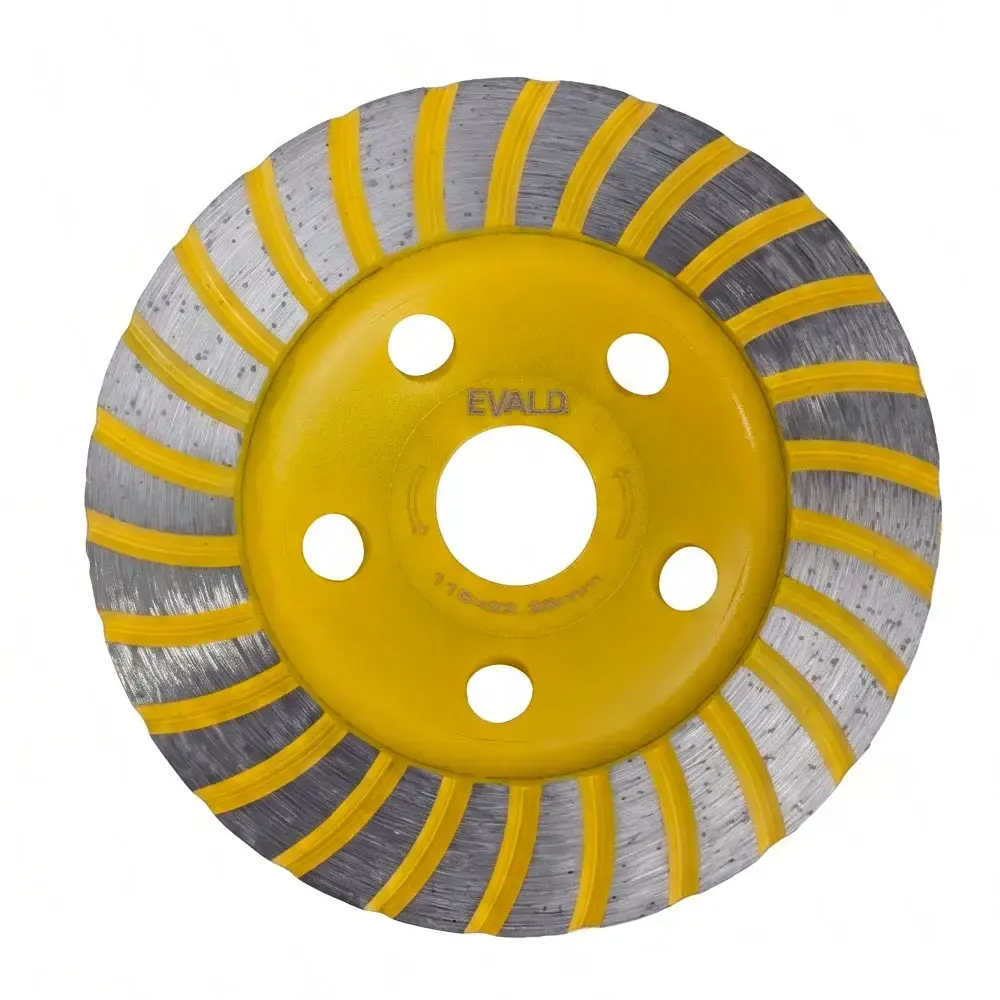 Disco de desbaste diamantado turbo 4.1/2 POL 13.300 RPM Evald PRO — fotografia 4