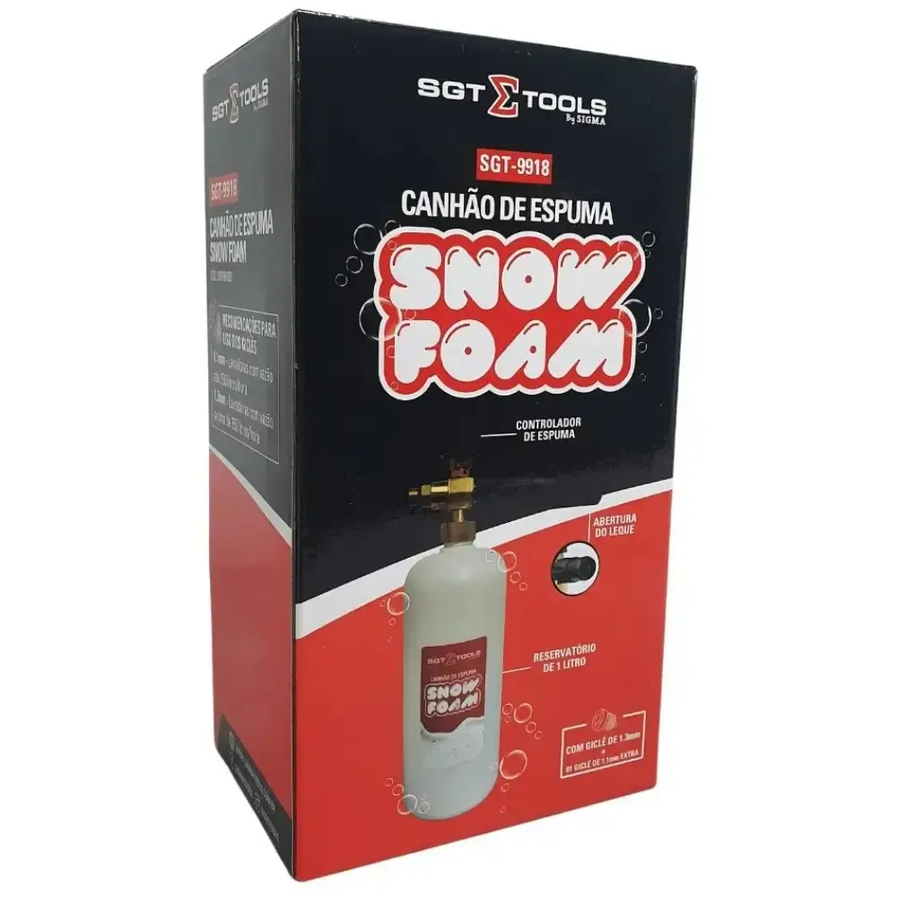 Canhão de espuma 1L show foam SGT-9918 Sigma tools — fotografia 6
