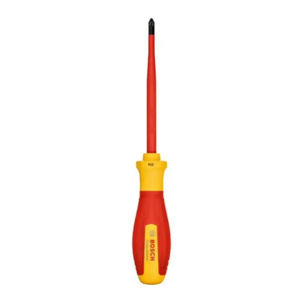 Chave VDE Pozidriv PZ 1 x 100 milímetros 1000 volts BOSCH — fotografia 4