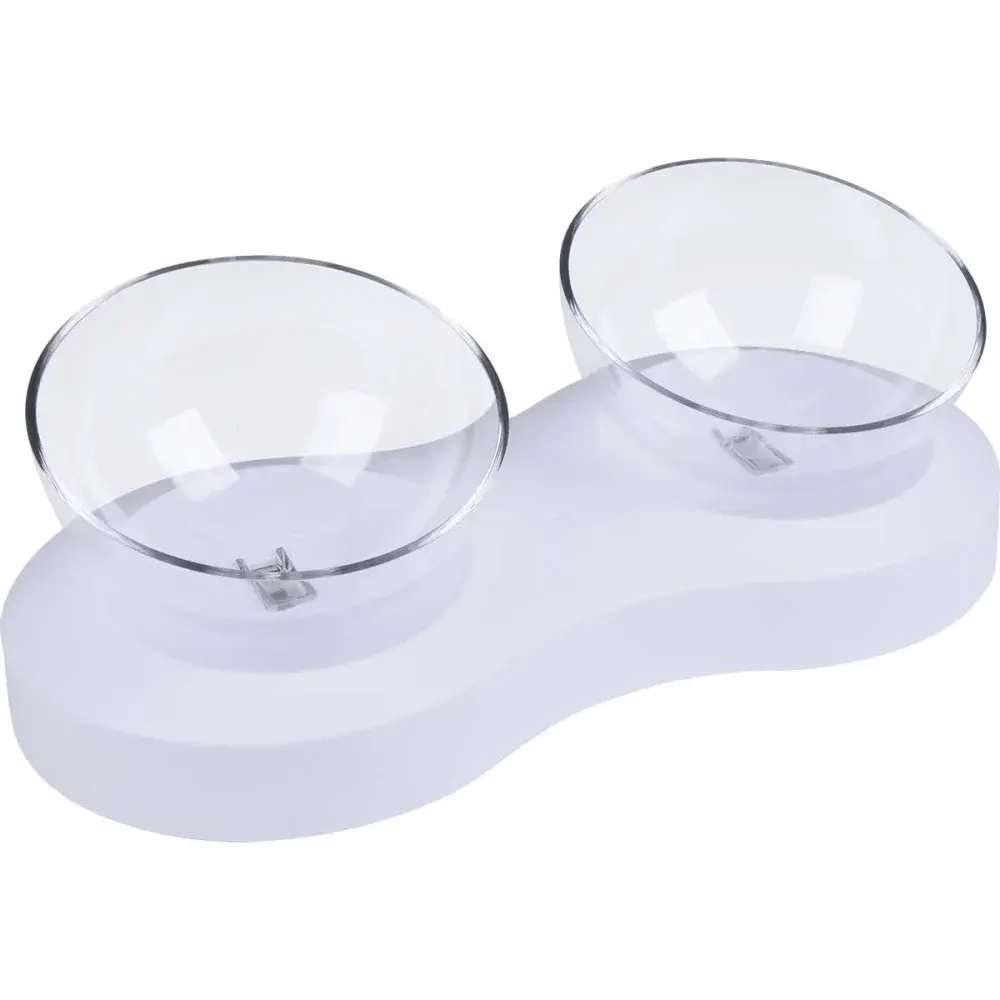 Comedouro e bebedouro para pets ergonômico 1L Kala — fotografia de referência