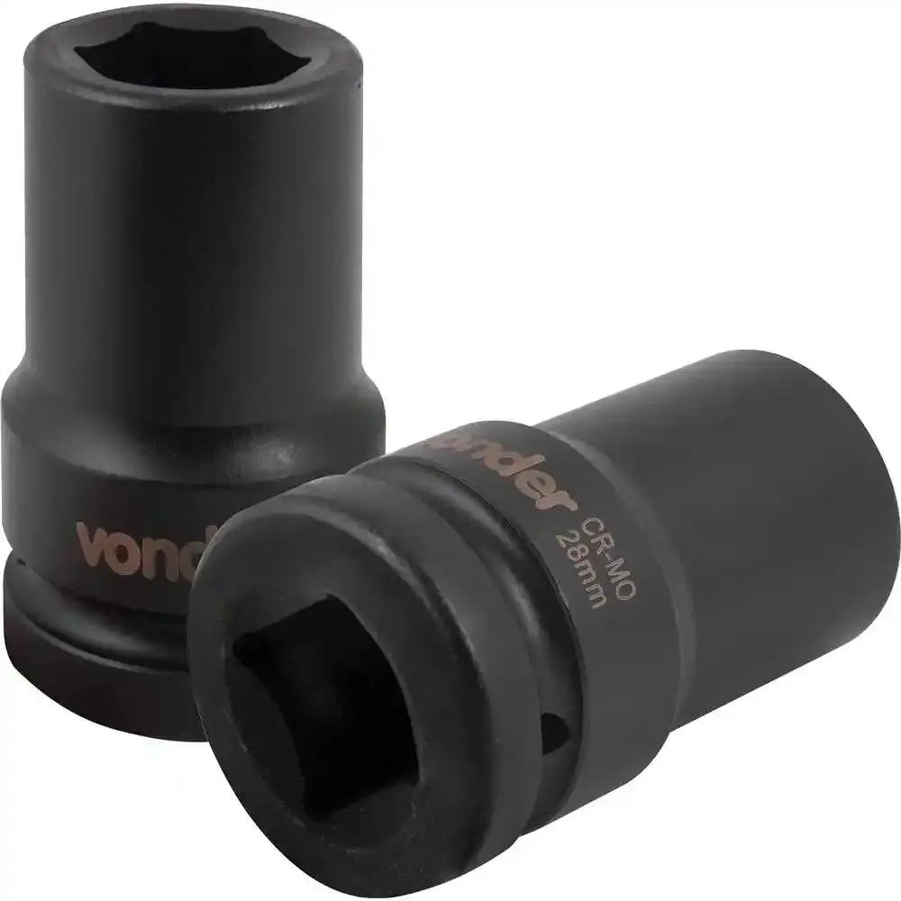 Soquete sextavado longo de impacto 28MM 1POL Vonder — fotografia de referência