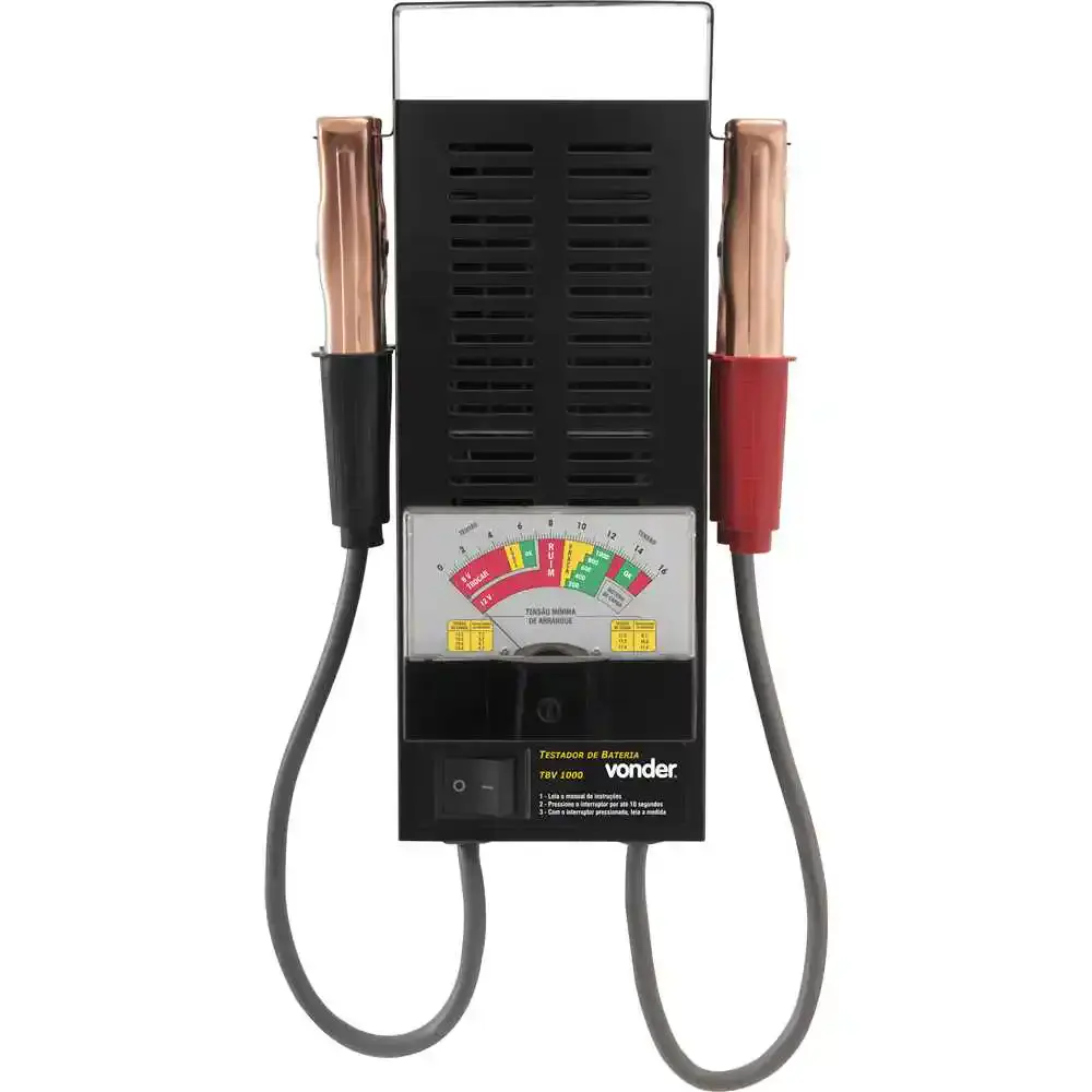 Testador de baterias automotivas 6/12V TBV-1000 Vonder — fotografia 4