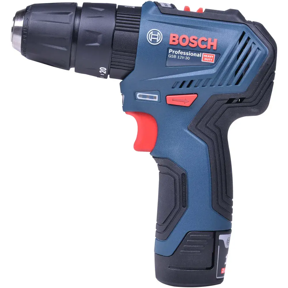 Furadeira parafusadeira de impacto GSB12V30 12V bivolt Bosch — fotografia 4