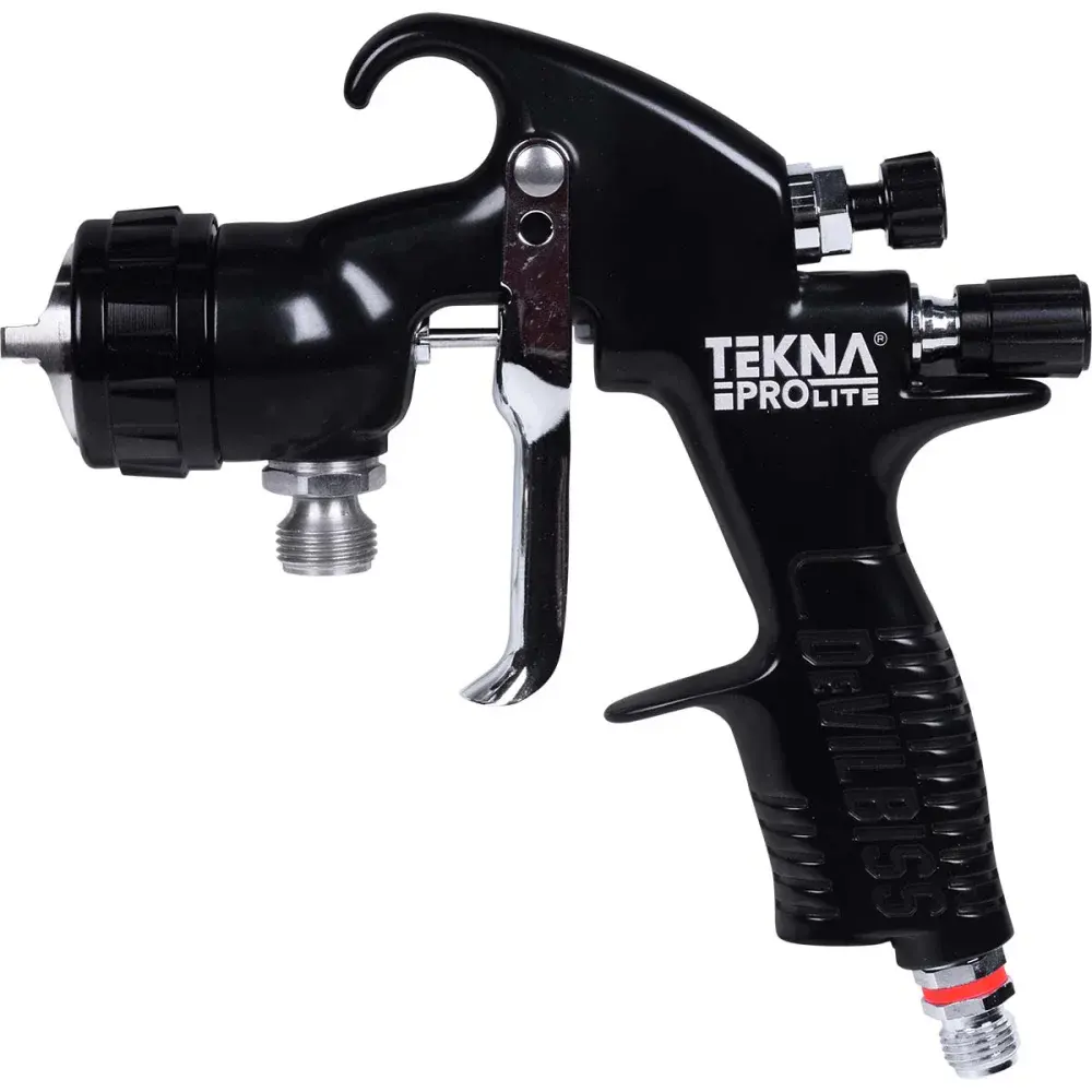 Pistola de pintura a pressão tekna prolite 1,0MM 50PSI Devilbiss — fotografia de referência