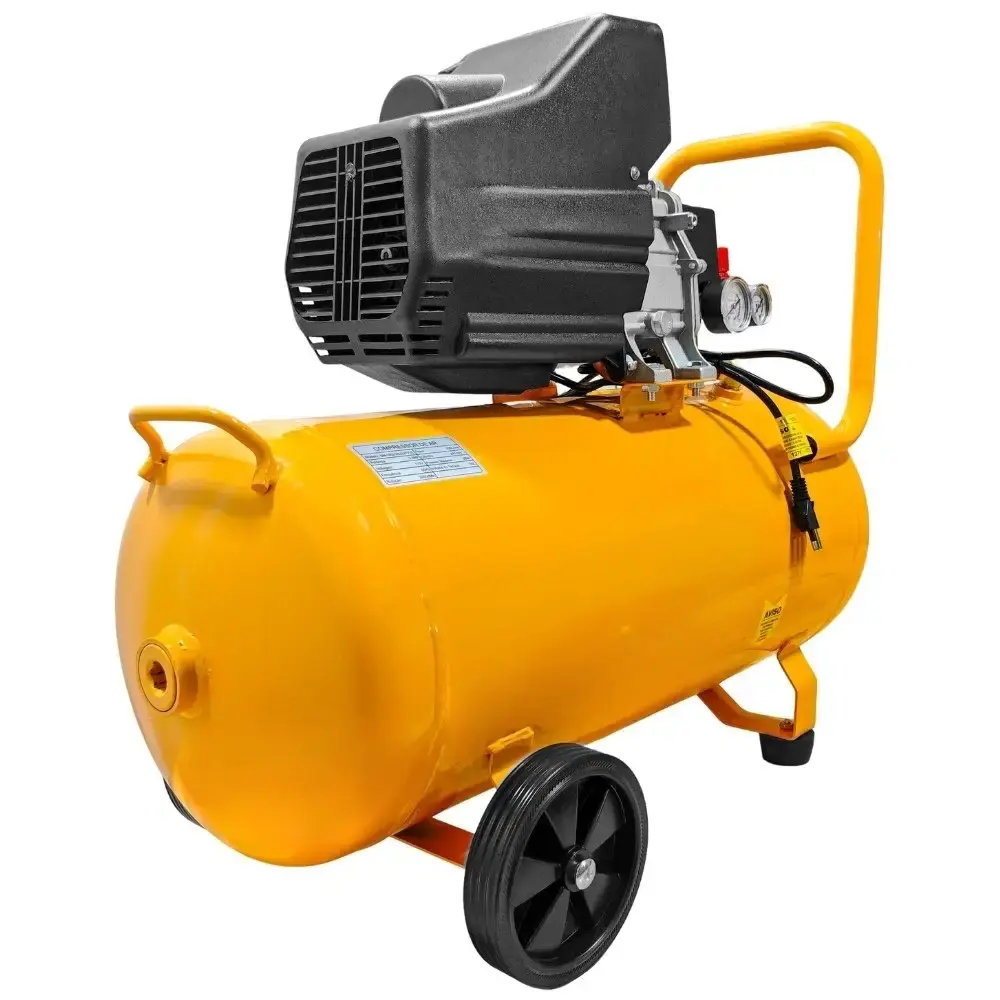 Compressor portátil lub 8,6 pés 2HP 50L com kit 5 peças evald tractor Compbrasil 110 V — fotografia 5