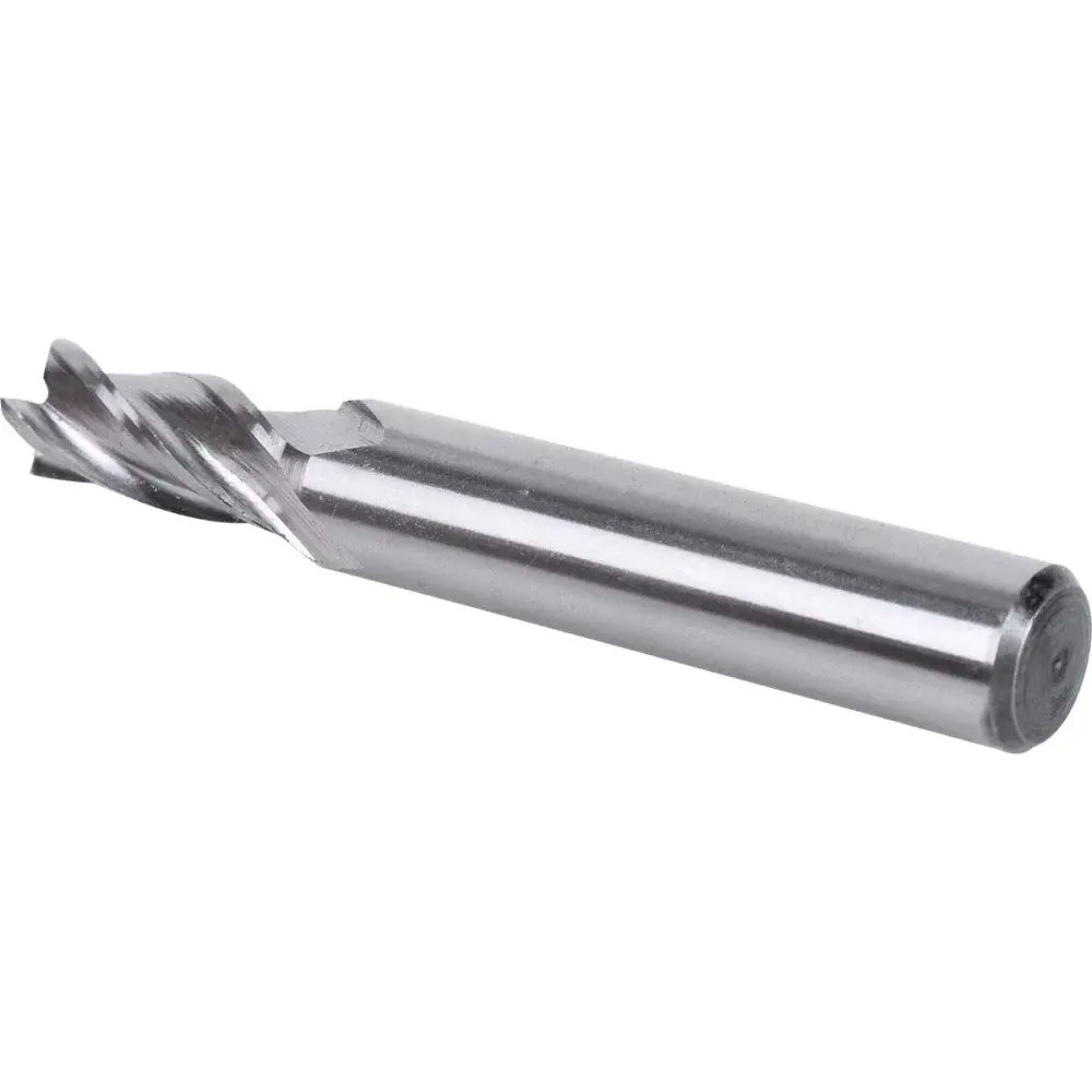 Fresa de topo reto aço rápido 5/16” haste 3/8” Worker — fotografia 4