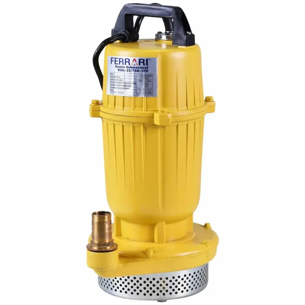 Bomba submersível premium BS-32 1CV 750W 127V Ferrari — fotografia 5