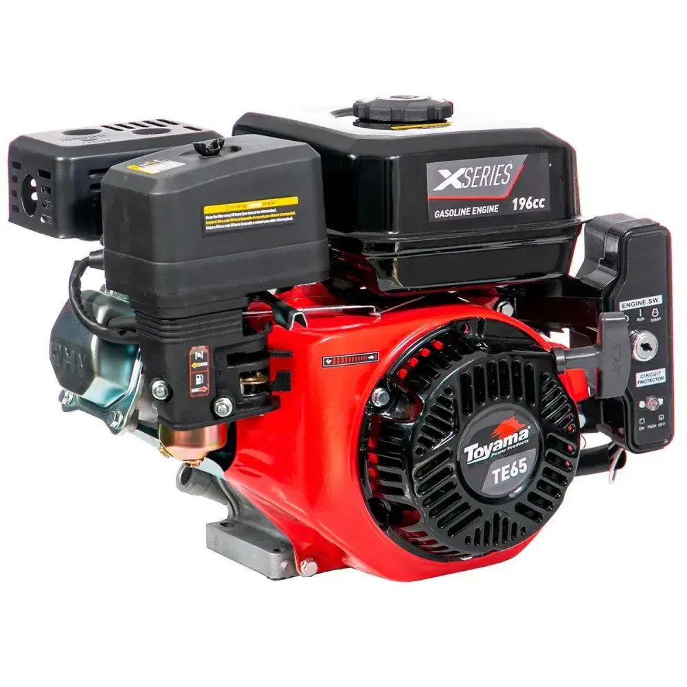 Motor a gasolina TE65EKX e partida elétrica 6.5HP Toyama — fotografia 9