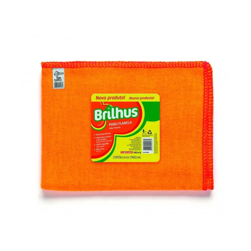 Brilhus pano flanela p 28X38 Bettanin