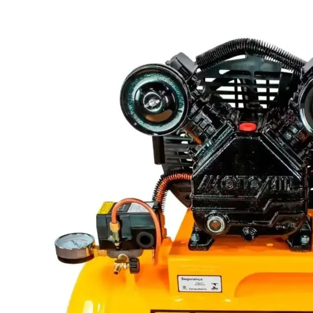 Compressor de ar 15 pés 3HP 150 litros air power CMV-15PL/150 MotoMil — fotografia 2