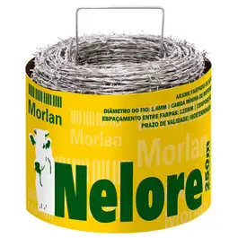 Arame Farpado Nelore 1,60mm x 250m 1076 MORLAN — fotografia 2