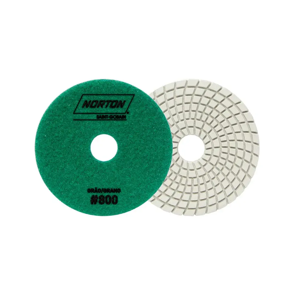 Disco diamantado flexível 100MM grão 800 verde Norton