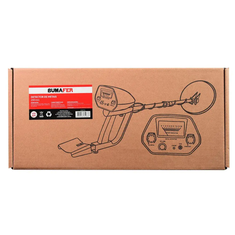 Detector de metais 200MM Bumafer — fotografia 6