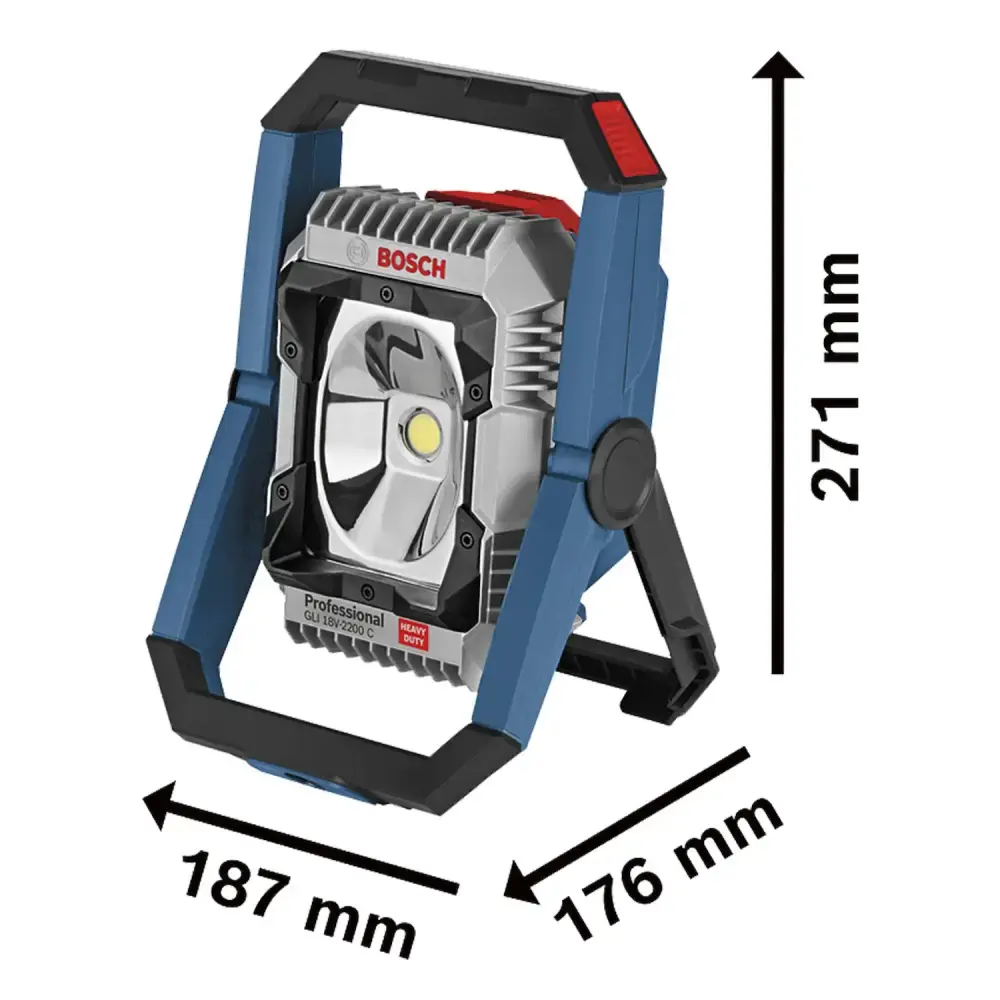 Refletor a bateria led GLI 18V-2200C Bosch — fotografia 5