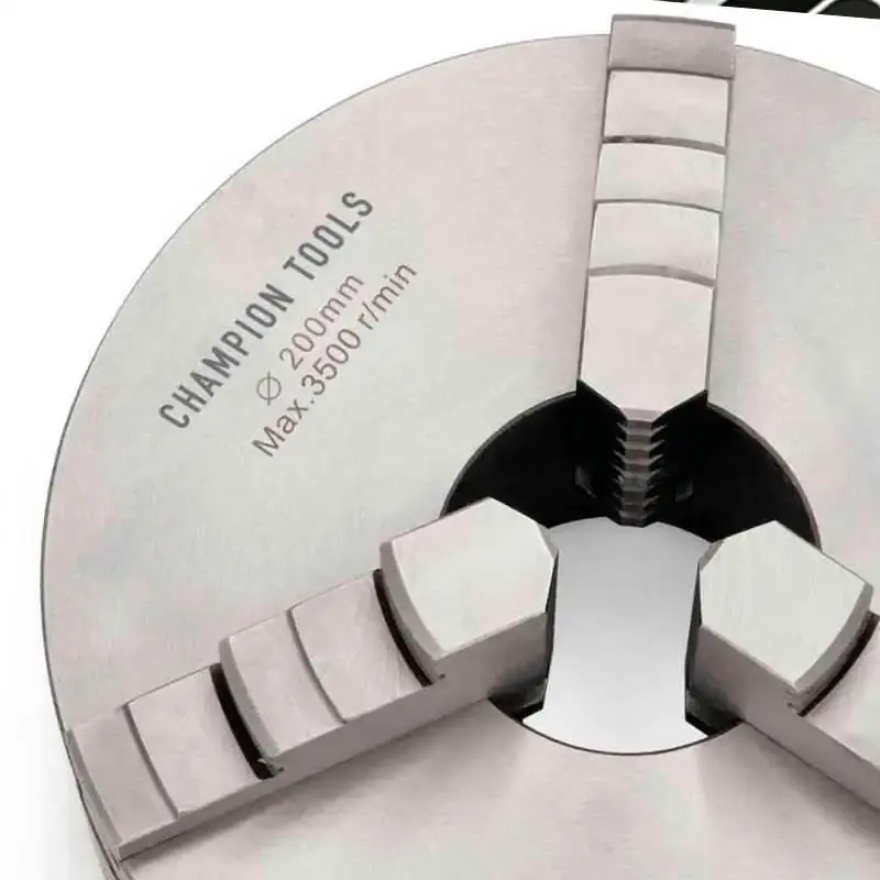 Placa para torno 4 POL 100 MM com 3 castanhas universais champion tools — fotografia 2