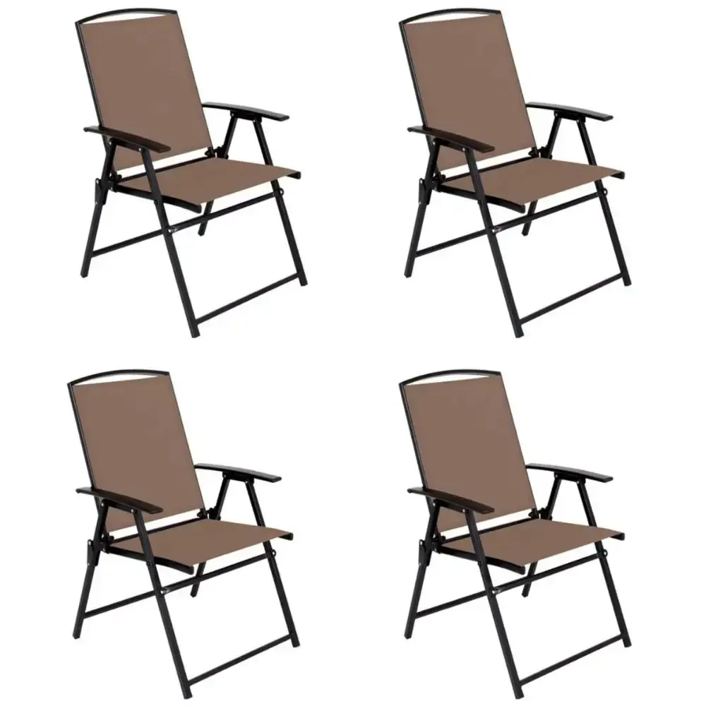 Conjunto de mesa e guarda-sol com 4 cadeiras para jardim acapulco Mor — fotografia 10