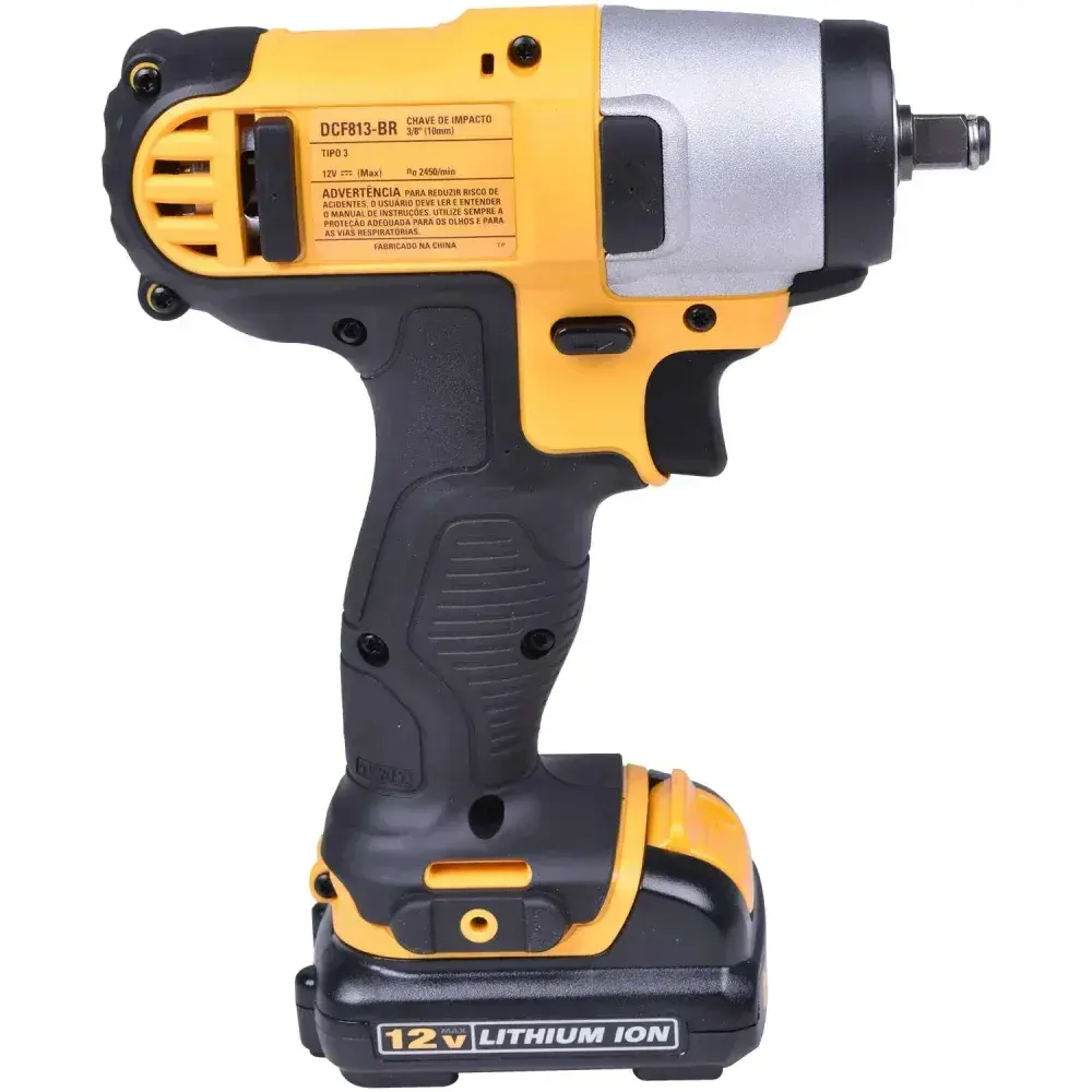 Chave de impacto à bateria 3/8 10MM com 220V da Dewalt — fotografia 12