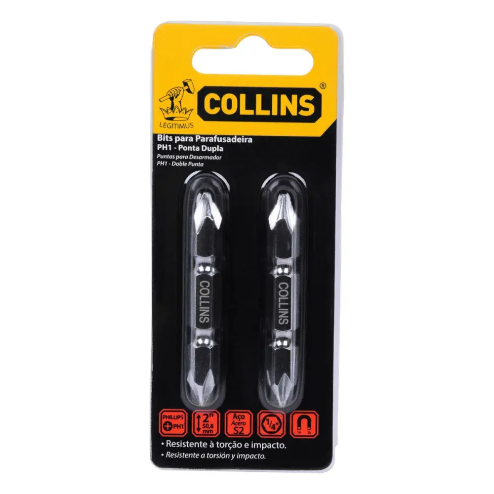 Bits PH1 1/4 ponta dupla e phillips 50MM Collins — fotografia 3