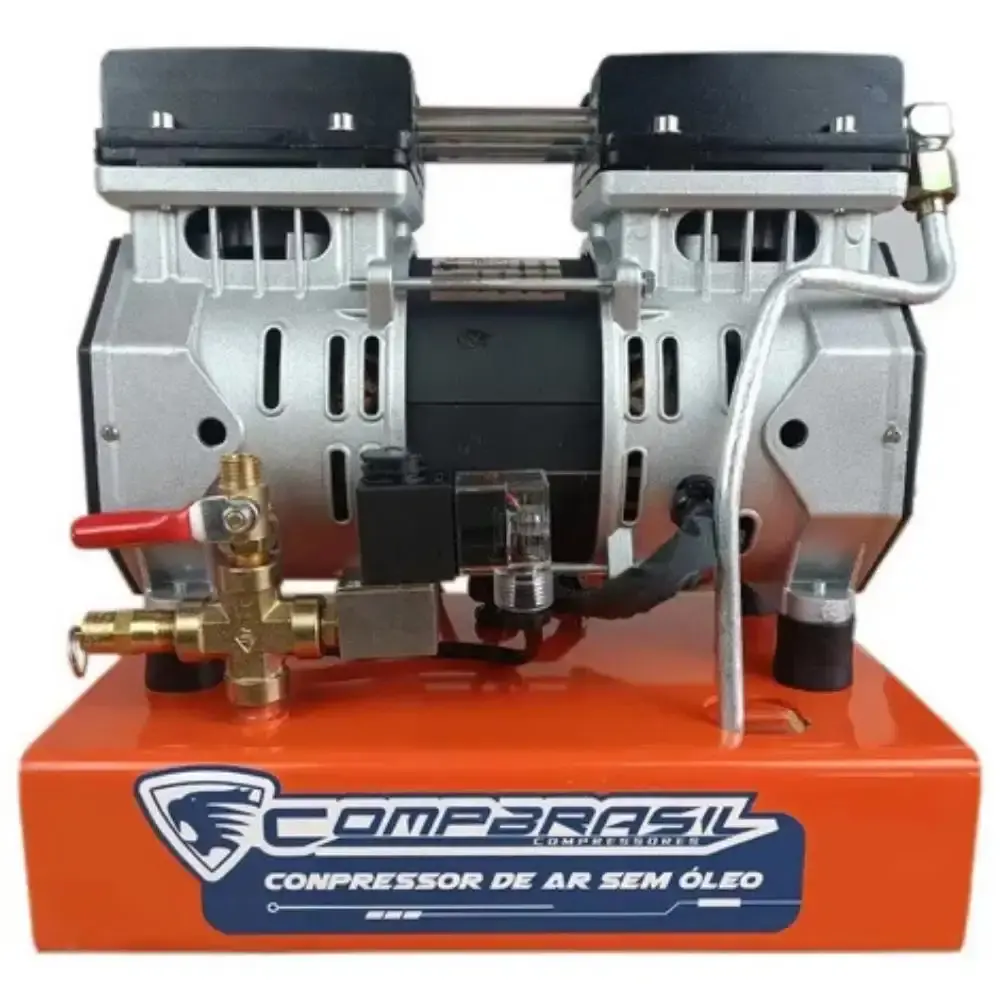 Compressor de ar direto 4 pés 0,75HP 550-AD 220V com kit 6 pçs Ferrari — fotografia 2