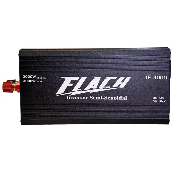 Inversor de tensão IF4000-4 semi senoidal 24V/127V - Flach — fotografia de referência