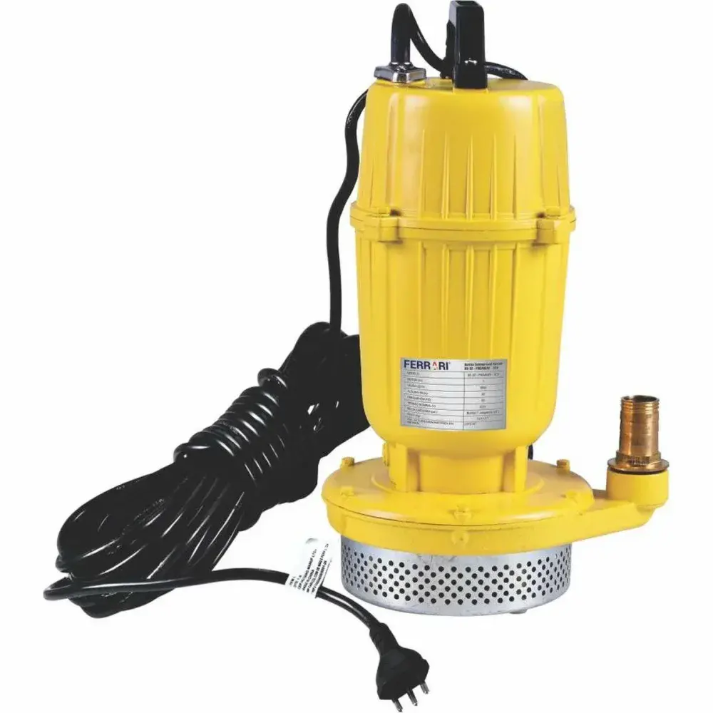 Bomba submersível premium BS-32 1CV 750W 127V Ferrari — fotografia 4