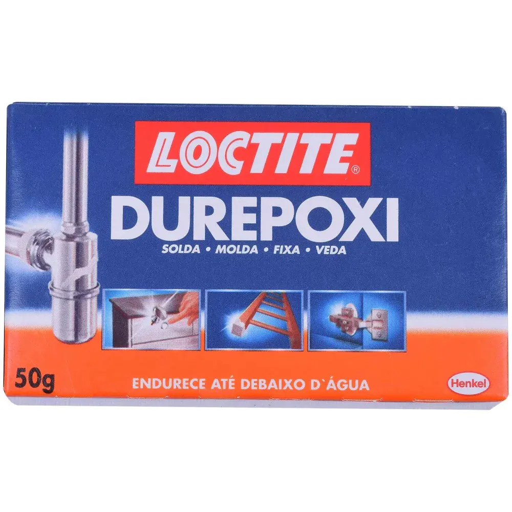 Adesivo durepoxi para uso geral cinza 50G Henkel — fotografia 3