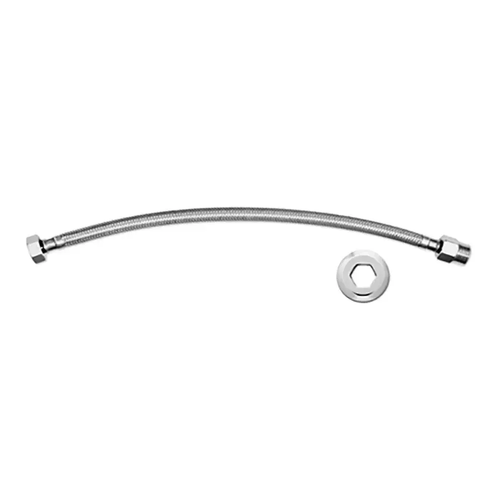 Engate flexível em aço inox 40CM 1/2 Docol — fotografia 2