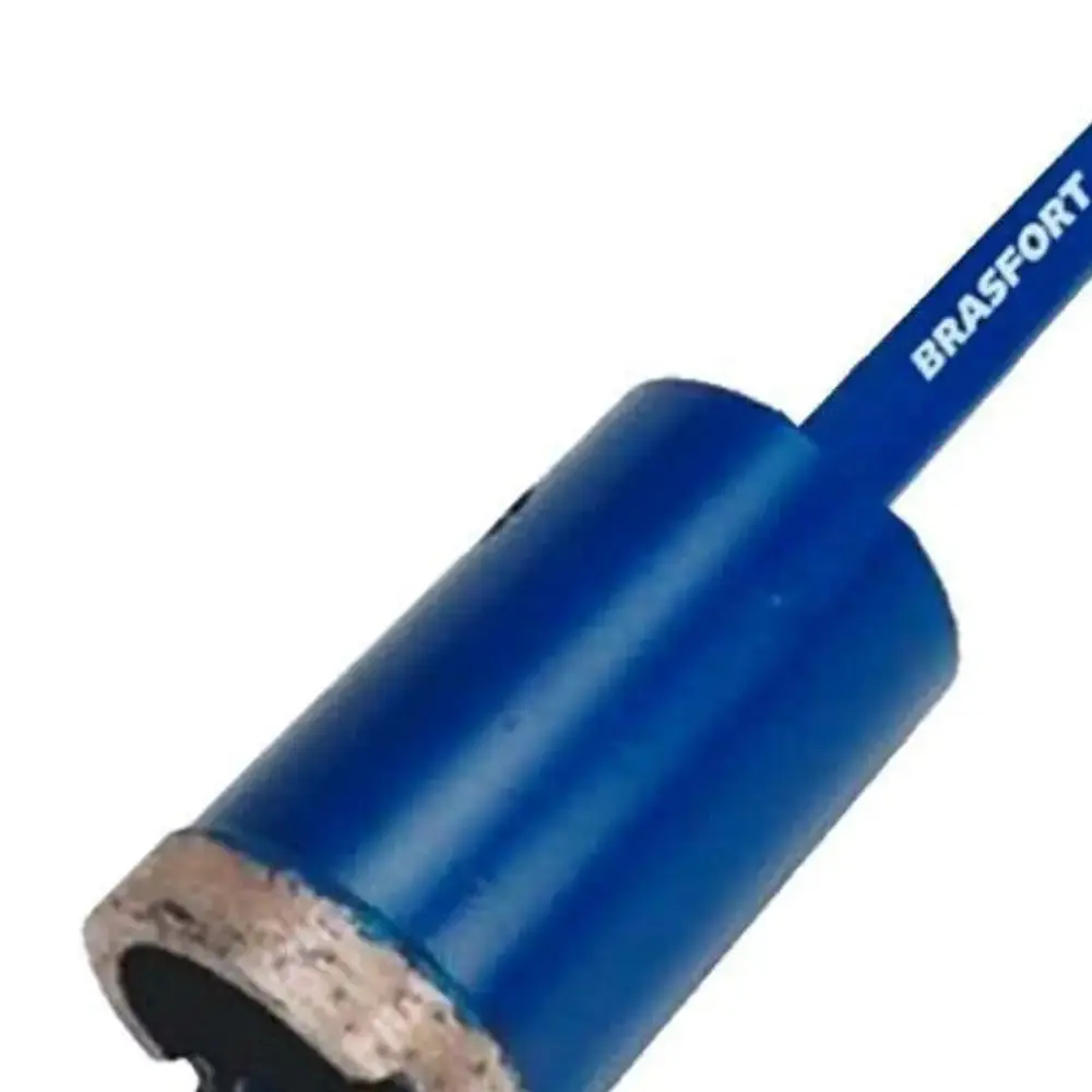 Serra copo diamantada 110 MM com haste 7952 Brasfort — fotografia 4