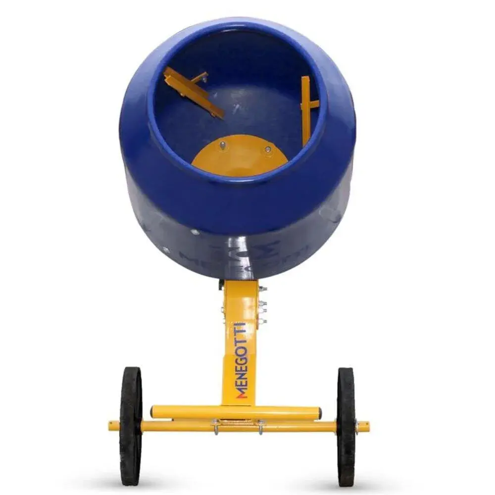 Betoneira compacta tambor polímero 130L 220V Menegotti — fotografia 4