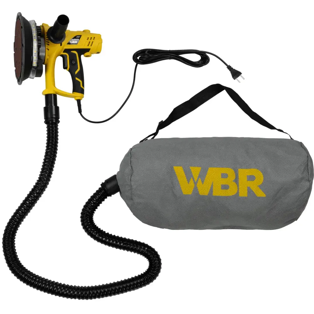 Lixadeira de parede com foco led 850W 2500RPM WBR — fotografia 12