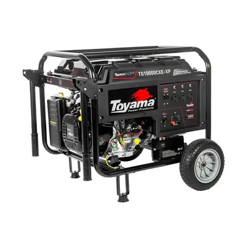 Gerador gasolina 9,0KVA mono TG10000CXE-XP partida elétrica bateria e manual 201-034 Toyama Bivolt — fotografia de referência