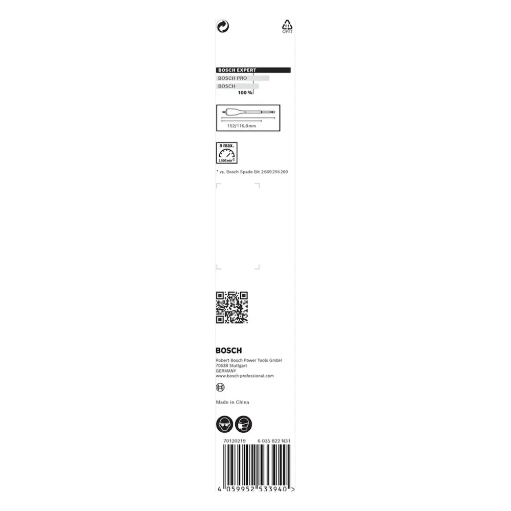 Broca para madeira EXPERT Self Cut Speed 22 x 152mm BOSCH — fotografia 4