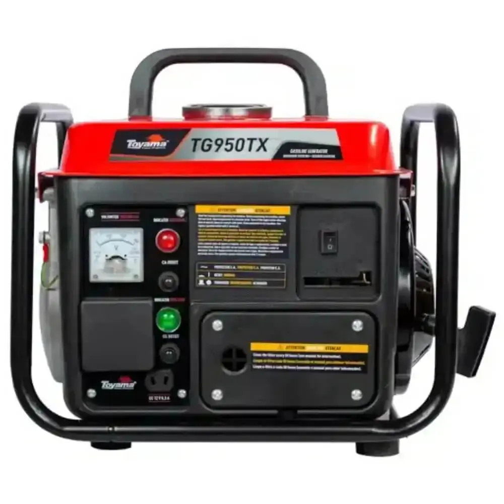 Gerador gasolina com voltímetro e carregador monofásico TG950TX Toyama 220 V — fotografia 2
